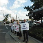 Valley Baptist pastors at Bakersfield Life Chain