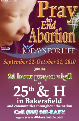 40 Days for Life poster